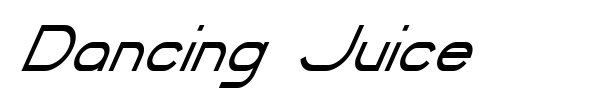 Dancing Juice font preview